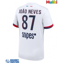 Paris Saint-Germain Joao Neves #87 Gostujuci Dres 2025-26 Kratak Rukav